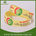 Cheap custom logo silicone bracelet , promotional Printed silicone wristband